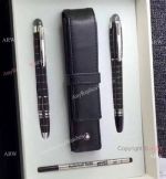 Mont Blanc Pens and Pen Case Set / StarWalker Rollerball and Ballpoint